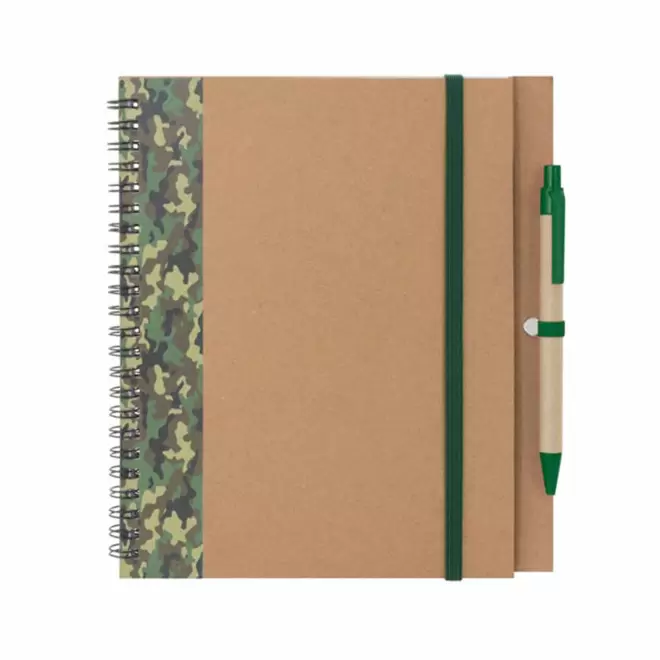 CARNET PERSONNALISABLE 'RAMSES ARMY' - camo vert