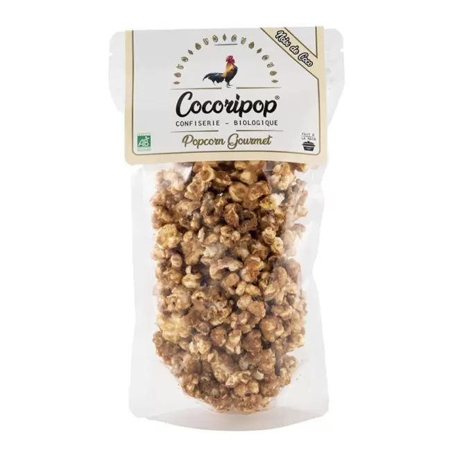 SACHET DE POPCORN 80G COCORIPOP® 'GOURMET' - noix de coco