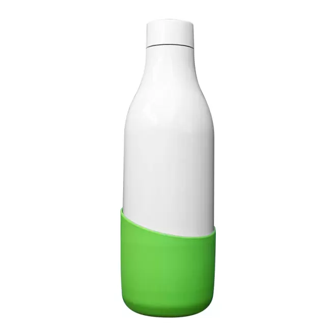 BOUTEILLE PERSONNALISABLE ISOTHERME 'OSTRAL' - blanc/vert