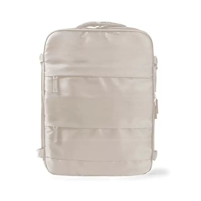 SAC A DOS CABINE PERSONNALISABLE 'RAQUEL' - beige