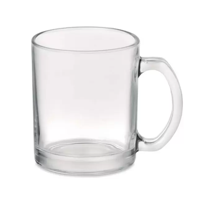 MUG EN VERRE PUBLICITAIRE 'SENSA FULL' - transparent