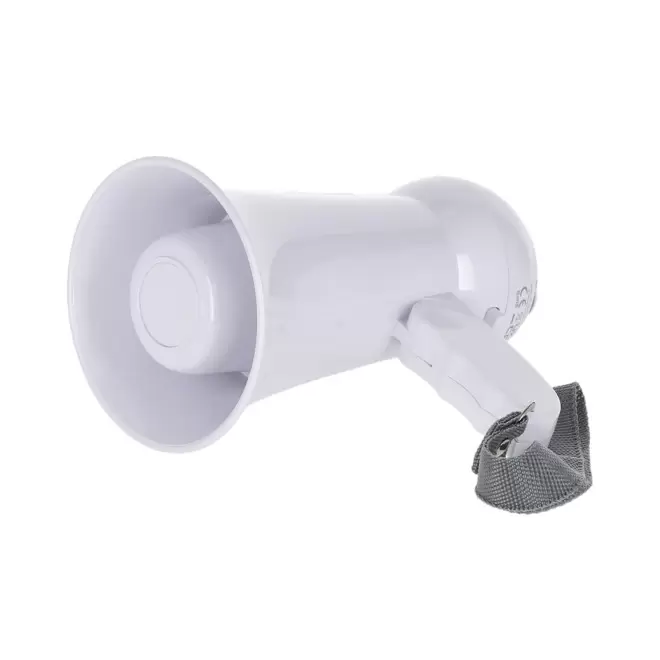 MEGAPHONE PLIABLE PUBLICITAIRE 'BELAIR' - blanc