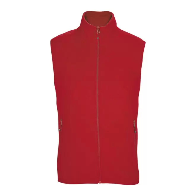 VESTE POLAIRE PERSONNALISÉE SANS MANCHE 'FACTOR' - rouge