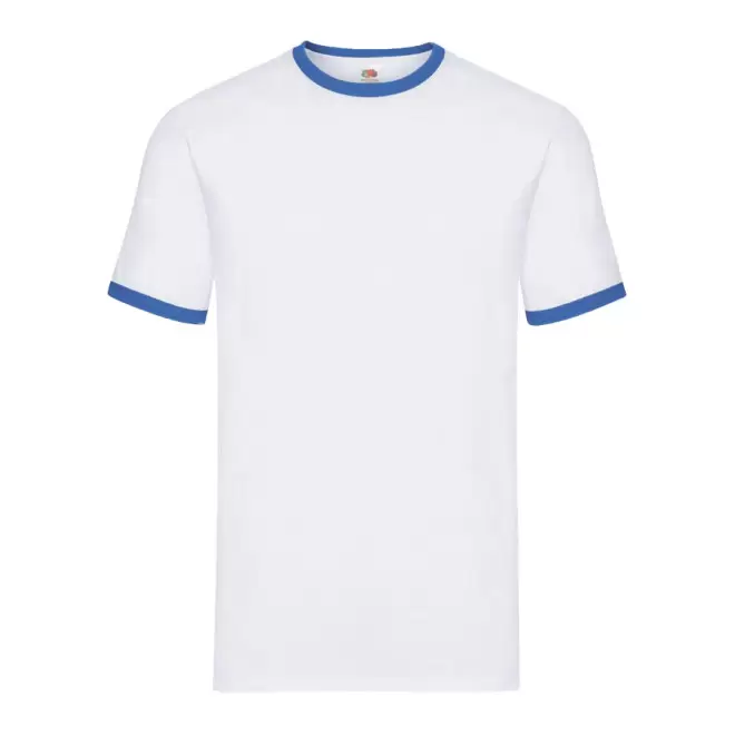 TEE-SHIRT BLANC PERSONNALISÉ 'JOHN' - blanc/bleu