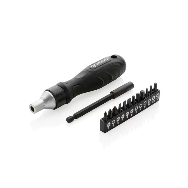 TOURNEVIS A CLIQUET PERSONNALISABLE 'KRUVI' - noir