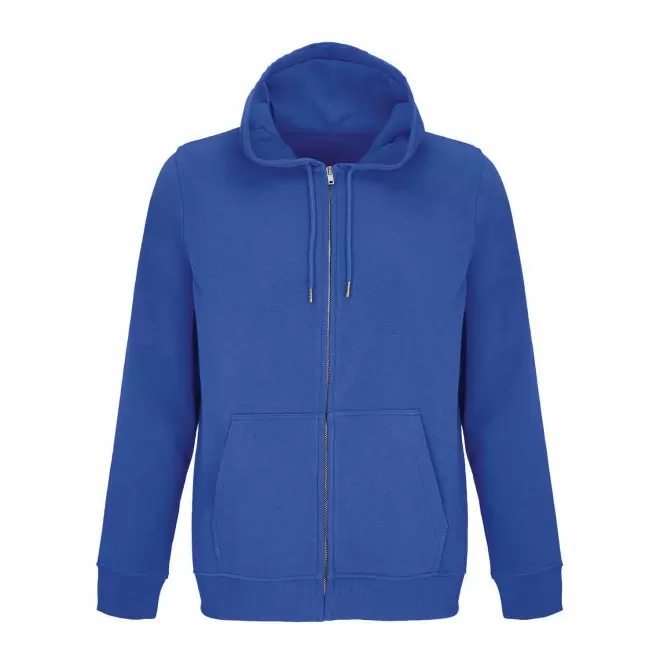 SWEAT ZIPPE A CAPUCHE PERSONNALISABLE 'CALIPSO' - bleu royal