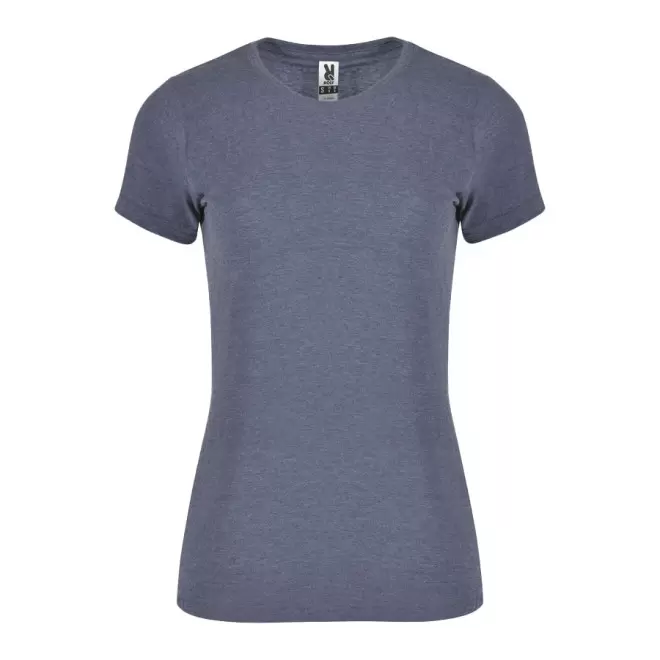 TEE-SHIRT PUBLICITAIRE FEMME 'ALI' - denim chiné