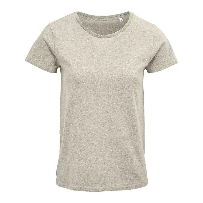 TEE-SHIRT PERSONNALISABLE FEMME 'CRUSADER' 150 GR/M² - beige chiné