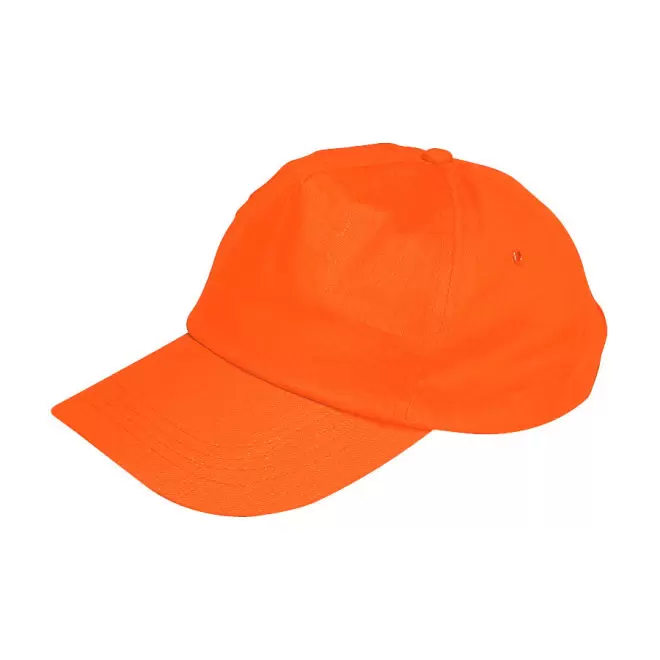CASQUETTE PUBLICITAIRE 5 PANS 'ANTO' 165 GR/M² - orange