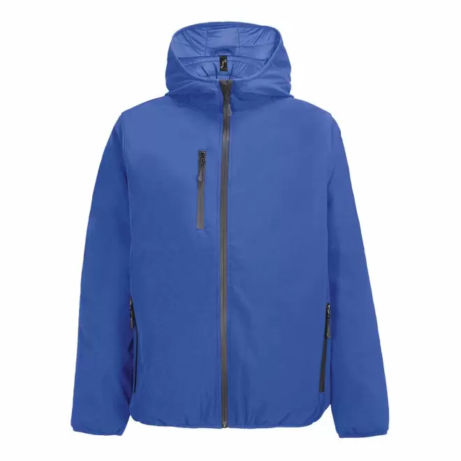 SOFTSHELL MATELASSEE HOMME PERSONNALISEE 'FALCON PADDED' - bleu royal