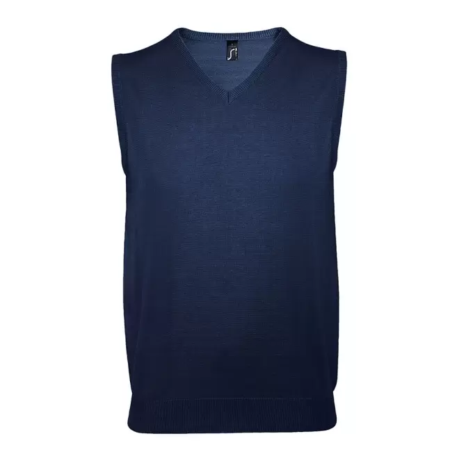 PULL SANS MANCHE MIXTE PERSONNALISÉ 'GENTLEMEN'  - marine