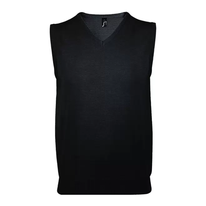 PULL SANS MANCHE MIXTE PERSONNALISÉ 'GENTLEMEN'  - noir