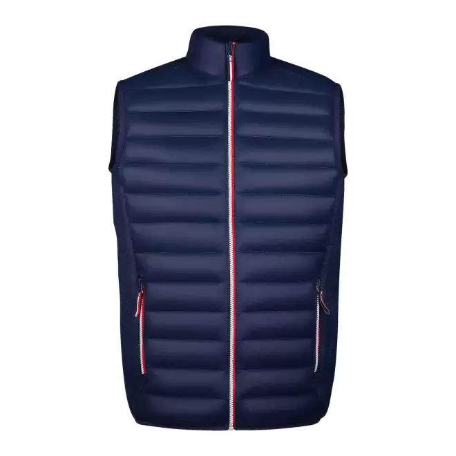 DOUDOUNE SANS MANCHE PERSONNALISABLE HOMME 'VICTOIRE' - marine