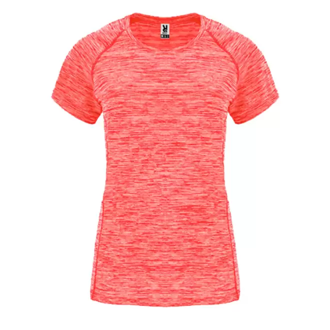 TEE-SHIRT PERSONNALISABLE FEMME 'RUN' 140 GR/M² - corail chiné