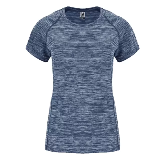 TEE-SHIRT PERSONNALISABLE FEMME 'RUN' 140 GR/M² - marine chiné