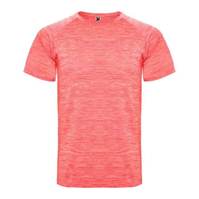 TEE-SHIRT PERSONNALISABLE HOMME 'RUN' 140 GR/M² - corail chiné