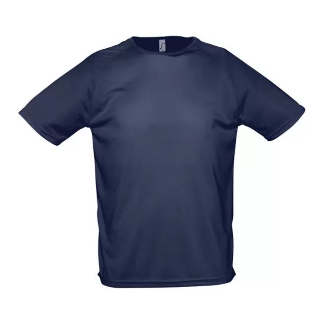 T-SHIRT PERSONNALISÉ RESPIRANT HOMME 'SPORTY' 140 GR/M² - marine