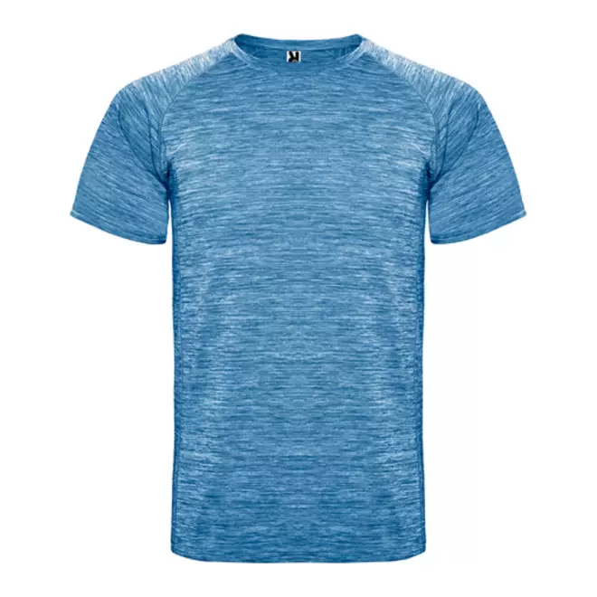 TEE-SHIRT PERSONNALISABLE HOMME 'RUN' 140 GR/M² - bleu chiné