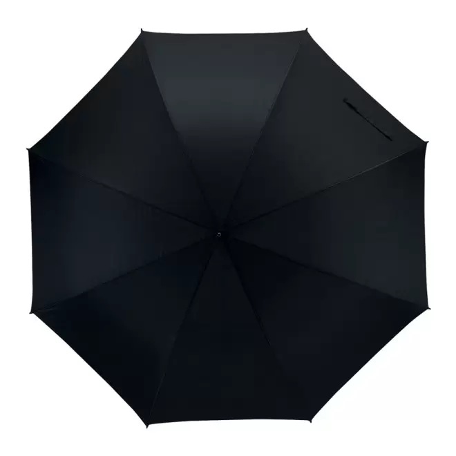 PARAPLUIE PERSONNALISABLE GOLF TEMPÊTE 'FANORE' MANCHE DROIT - noir