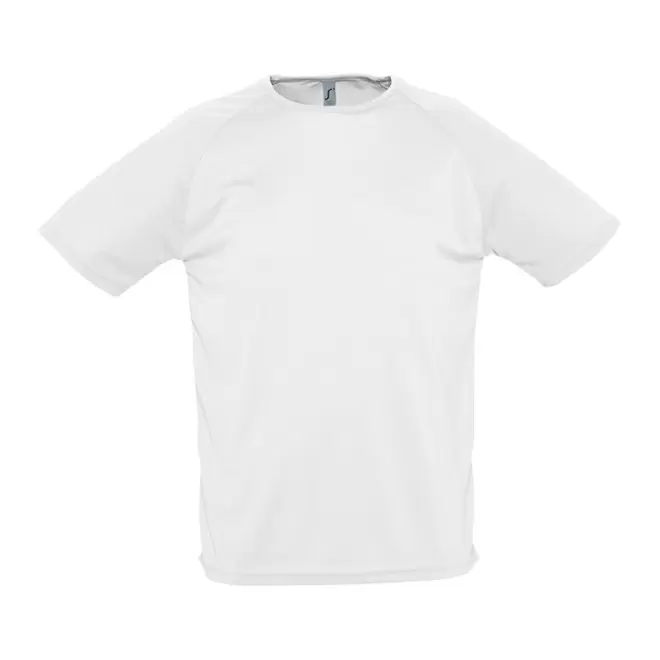 T-SHIRT PERSONNALISÉ RESPIRANT HOMME 'SPORTY' BLANC 140 GR/M² - blanc