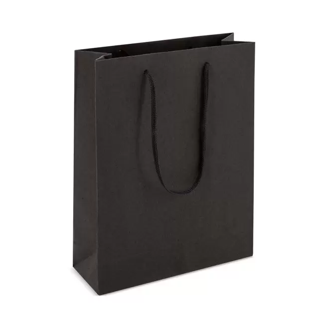 SAC CADEAU PERSONNALISE 15.5x21x6 'KARTELOS' - noir