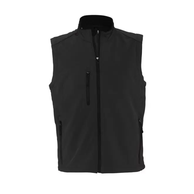 VESTE SANS MANCHES SOFTSHELL HOMME 'RALLYE' 340 GR/M² - noir