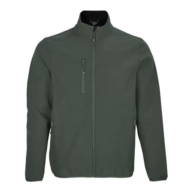 VESTE ZIPPÉE PERSONNALISÉE HOMME SOFTSHELL 'FALCON' - vert forêt