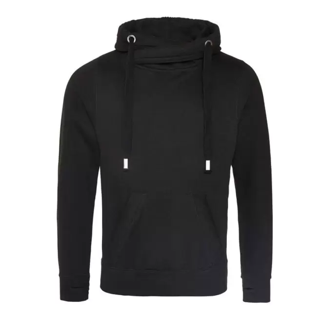 SWEAT SHIRT PERSONNALISÉ COL CROISÉ 330GR/M² 'VENTI' - noir