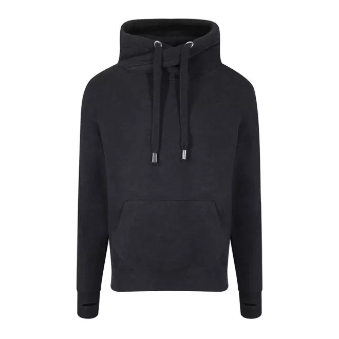 SWEAT SHIRT PERSONNALISÉ COL CROISÉ 330GR/M² 'VENTI' - black smoke