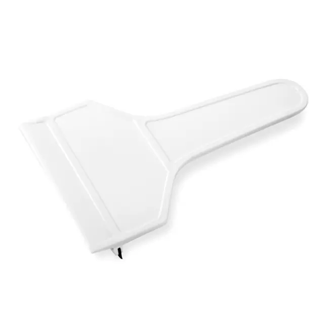 GRATTOIR EN PLASTIQUE PERSONNALISABLE 'LUNTA' - blanc