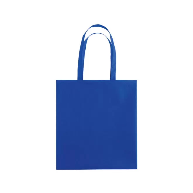 SAC SHOPPING PUBLICITAIRE ANSES LONGUES 80 GR/M² 'BONITO' - bleu royal