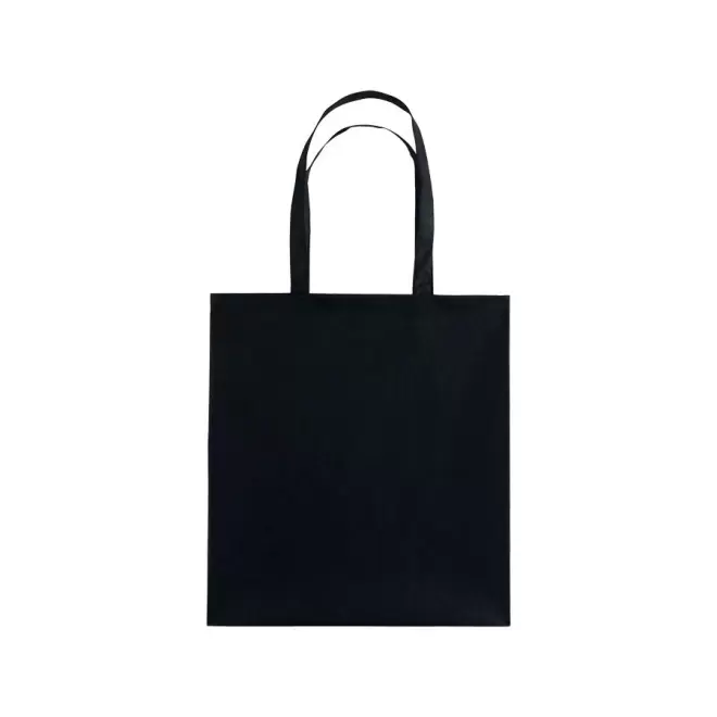 SAC SHOPPING PUBLICITAIRE ANSES LONGUES 80 GR/M² 'BONITO' - noir