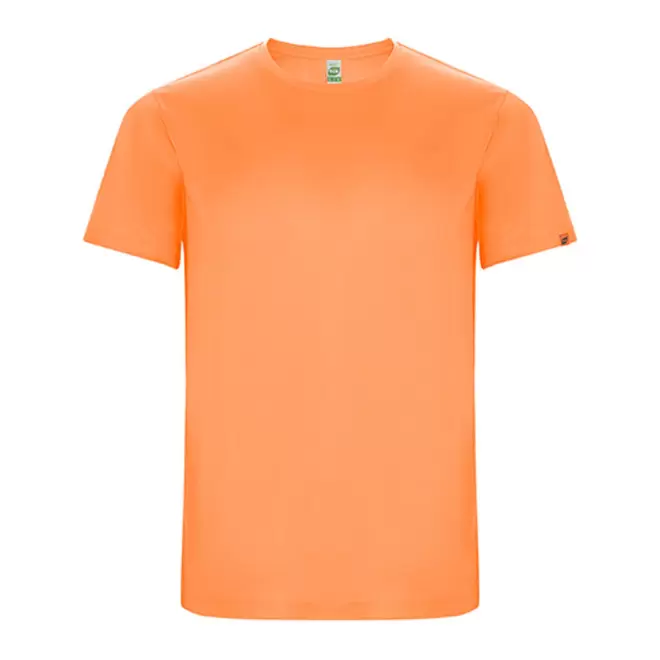 TEE-SHIRT PERSONNALISÉ ENFANT COULEUR 'LUDO' - orange fluo