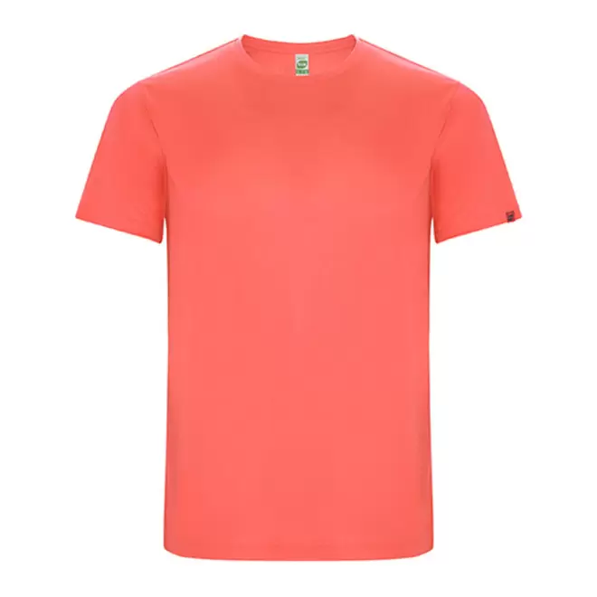 TEE-SHIRT PERSONNALISÉ ENFANT COULEUR 'LUDO' - corail fluo