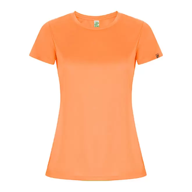 TEE-SHIRT PERSONNALISÉ FEMME COULEUR 'LUDO' - orange fluo