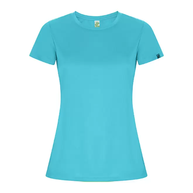 TEE-SHIRT PERSONNALISÉ FEMME COULEUR 'LUDO' - turquoise