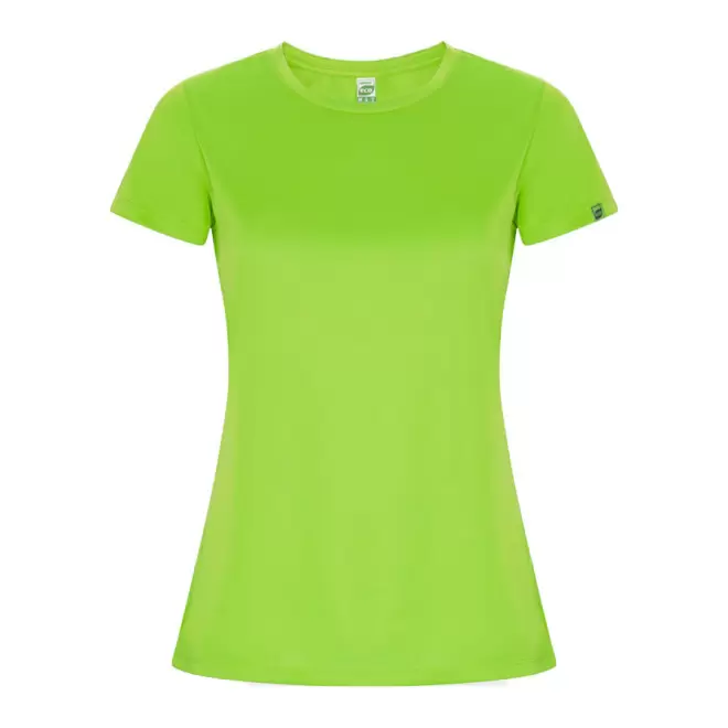 TEE-SHIRT PERSONNALISÉ FEMME COULEUR 'LUDO' - vert fluo