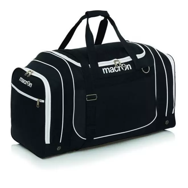 SAC DE SPORT PERSONNALISABLE 'DRIPPY' - noir/blanc