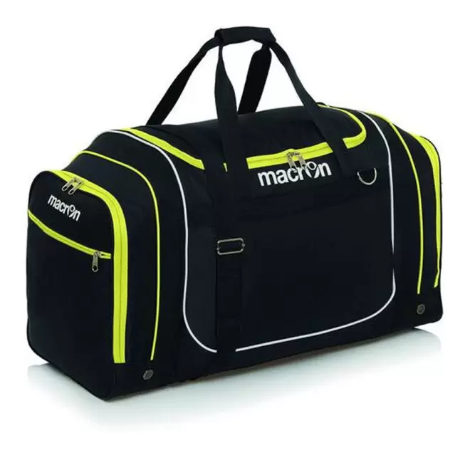 SAC DE SPORT PERSONNALISABLE 'DRIPPY' - noir/jaune