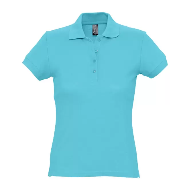 POLO PUBLICITAIRE FEMME 'PASSION' 170 GR/M² - bleu atoll