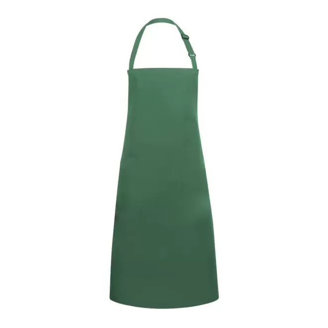 TABLIER PERSONNALISÉ À BOUCLE KARLOWSKY® 'EATING' - vert sapin