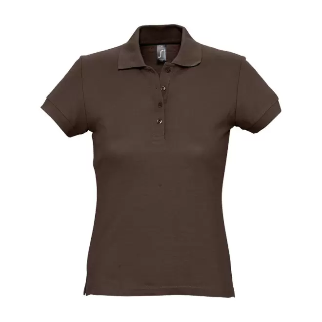 POLO PUBLICITAIRE FEMME 'PASSION' 170 GR/M² - chocolat