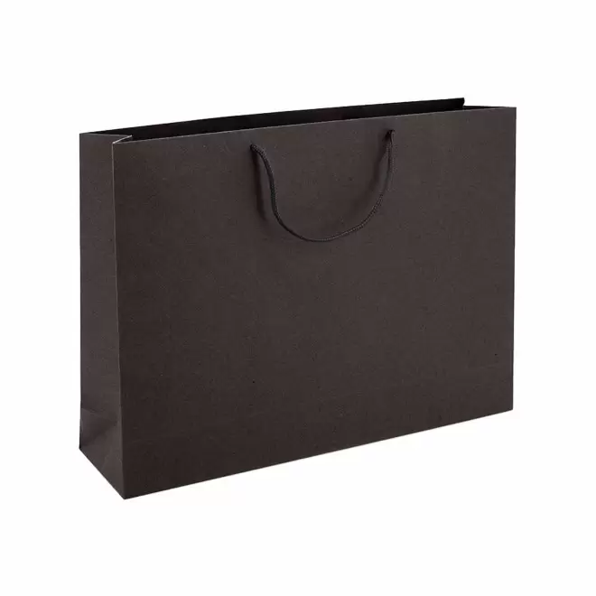 SAC CADEAU PERSONNALISE 42x30x9 'KARTELOS' - noir