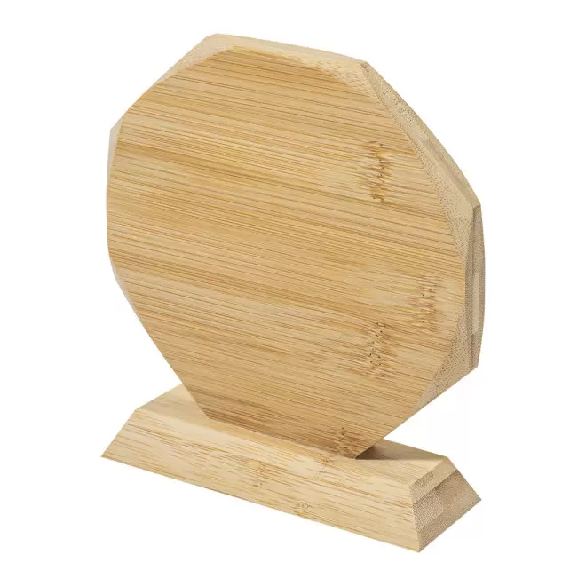 TROPHEE EN BAMBOU PERSONNALISE 'FAUSTINO BAMBOU' - naturel