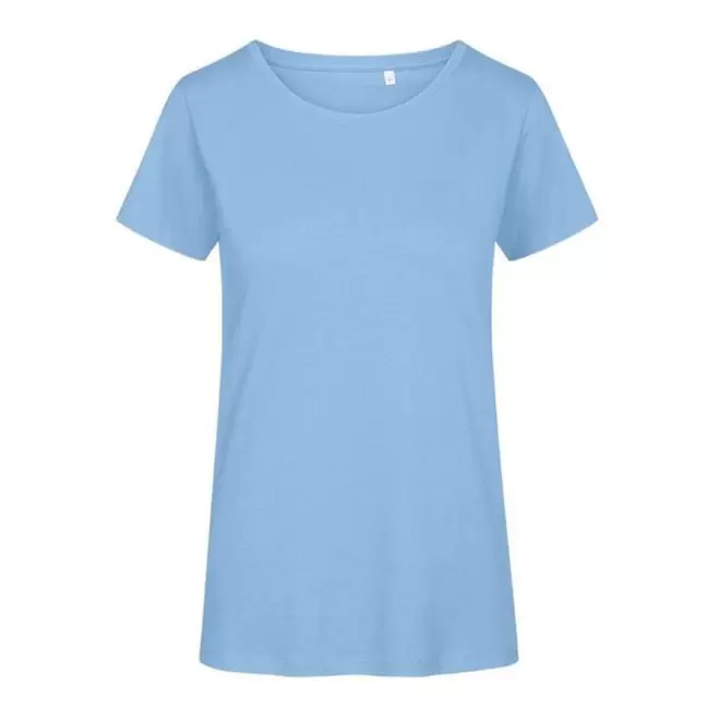 TEE-SHIRT PERSONNALISÉ FEMME PROMODORO® 'NAVE BIO' 180 GR/M² - bleu clair