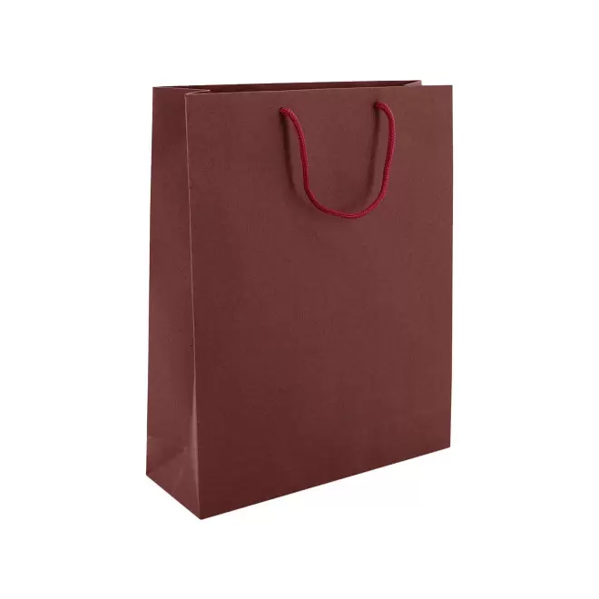 SAC CADEAU PERSONNALISE 27x36x9 'KARTELOS' - burgundy
