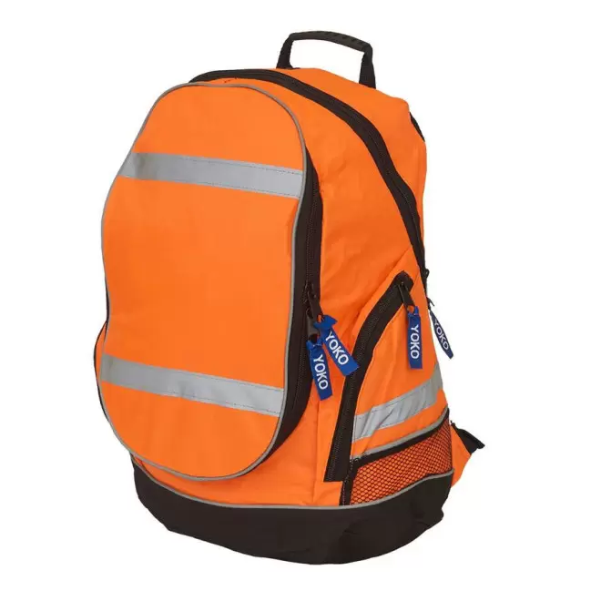SAC À DOS PERSONNALISÉ RÉFLÉCHISSANT 'VADRO' - orange fluo