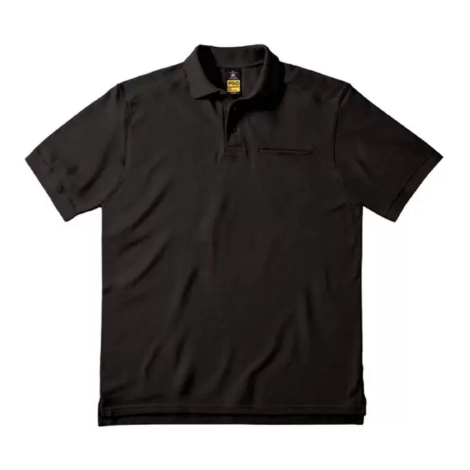 POLO DE TRAVAIL PERSONNALISÉ B&C® 'ROY' - black