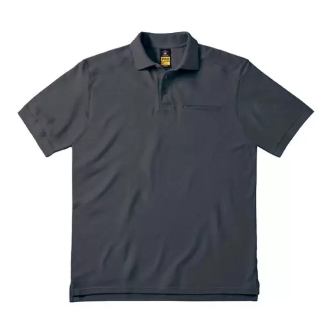 POLO DE TRAVAIL PERSONNALISÉ B&C® 'ROY' - dark grey