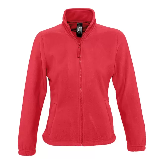 VESTE POLAIRE PUBLICITAIRE ZIPPEE FEMME 'NORTH' 300 GR/M² - rouge